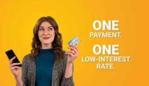 One payment. One low-interest rate.